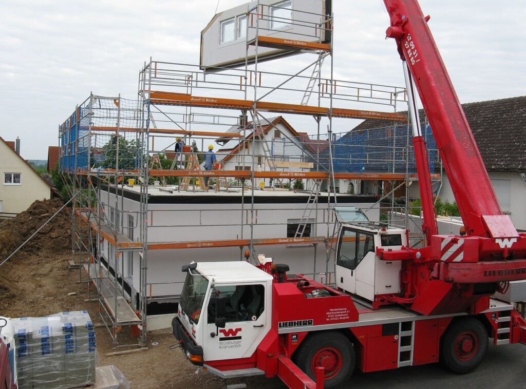 Modular construction, Modular construction Austria, Prefabricated house construction