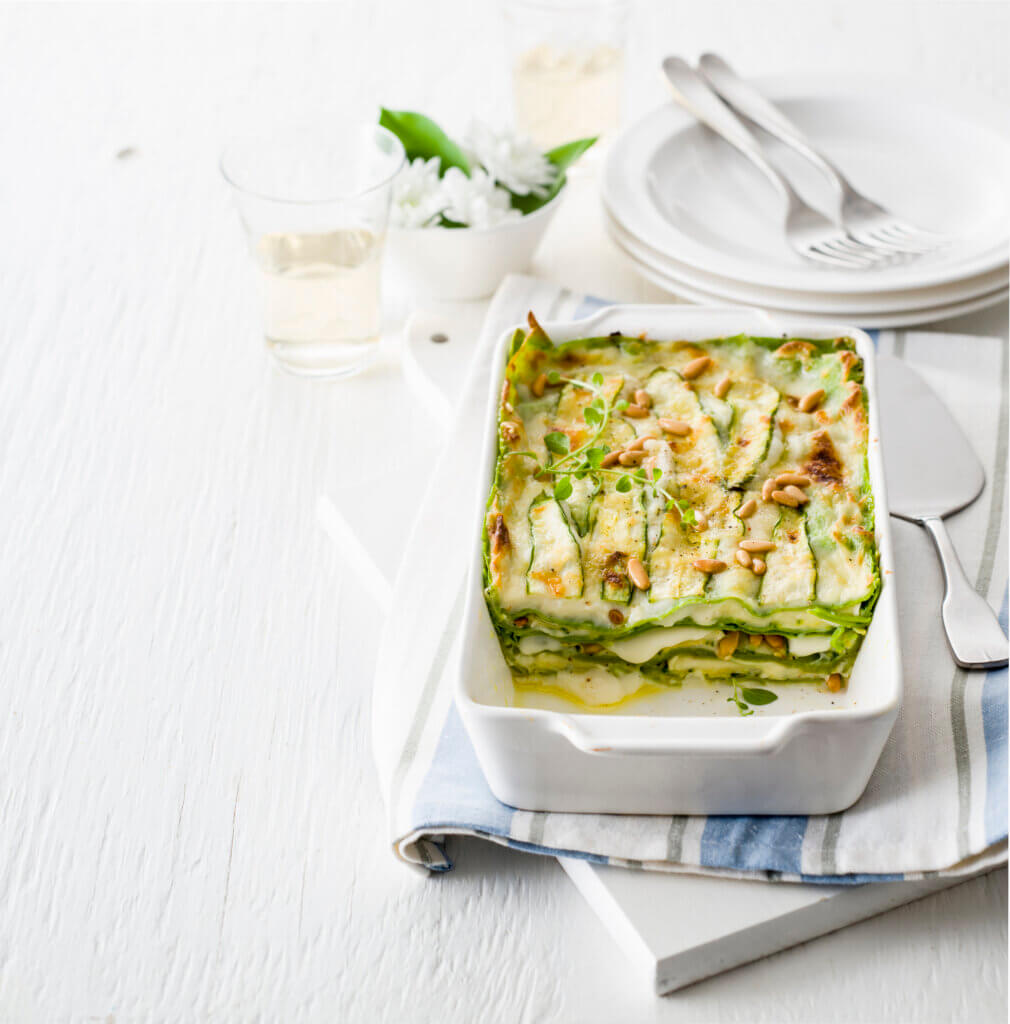 Rezepte mit Zucchini, Grüne Lasagne