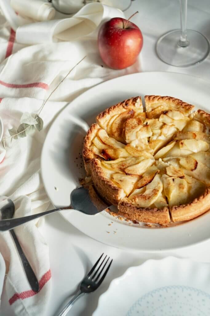 Obsttartes, Obsttarte, Apfeltarte