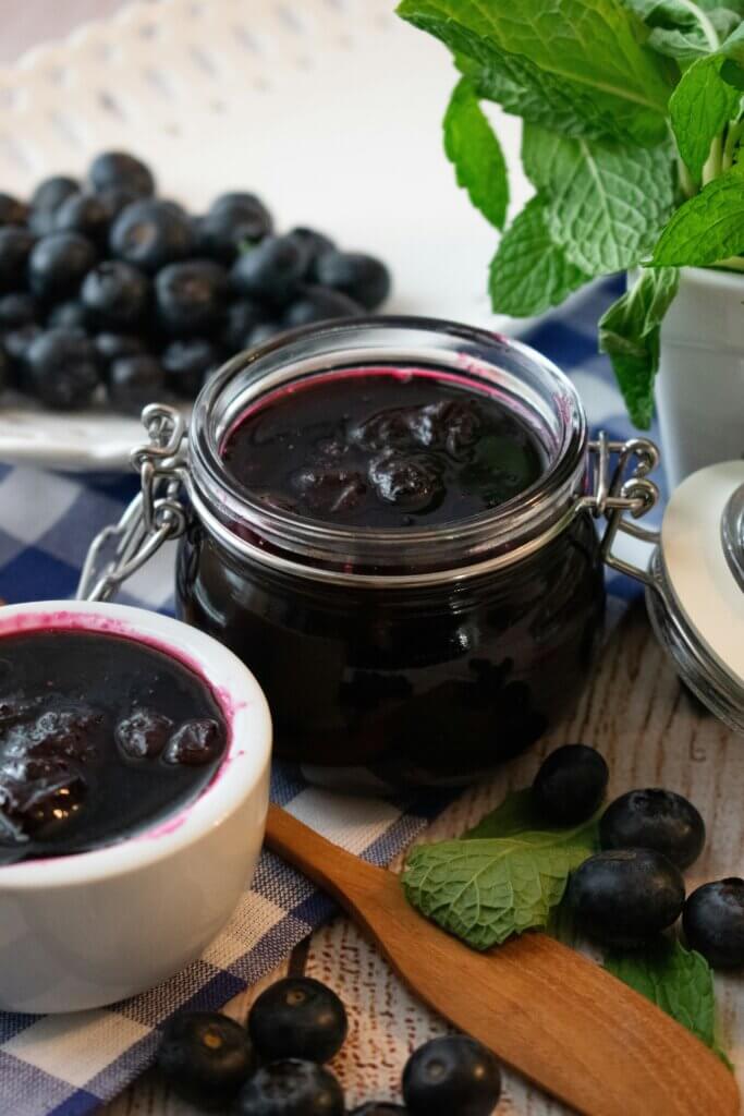 Einkochen, Heidelbeeren, Obst einkochen