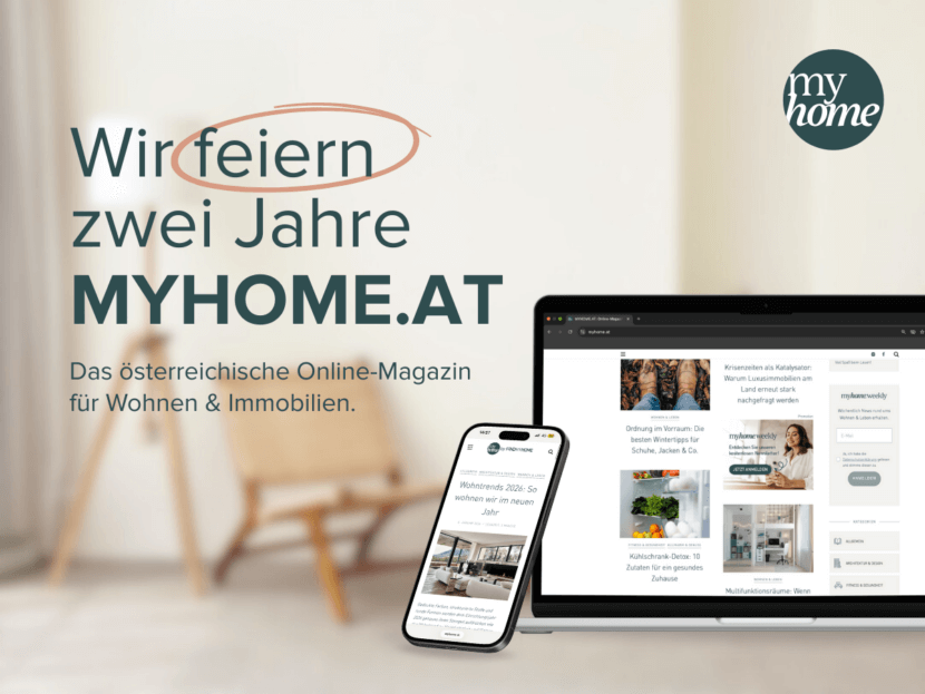 Wir feiern! 2 Jahre MYHOME.AT MYHOME, Zahlen, Statistik, Online Magazin