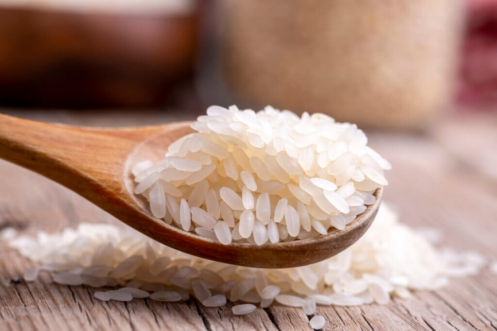 Ingrédients sains, riz, MTC