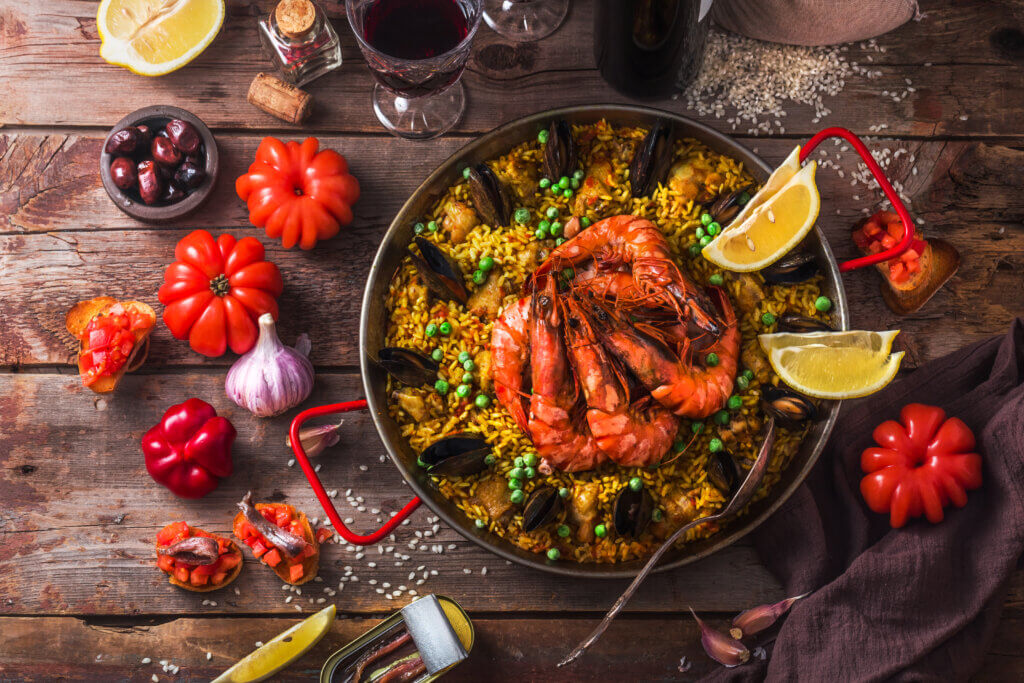 One-Pot, Paella, Rezept, schnelle Küche