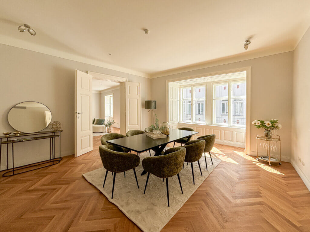 Un rêve d'immeuble ancien sur la Franziskanerplatz