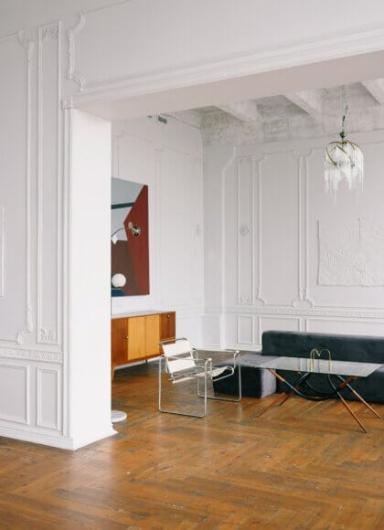 High ceilings, older building, high ceilings