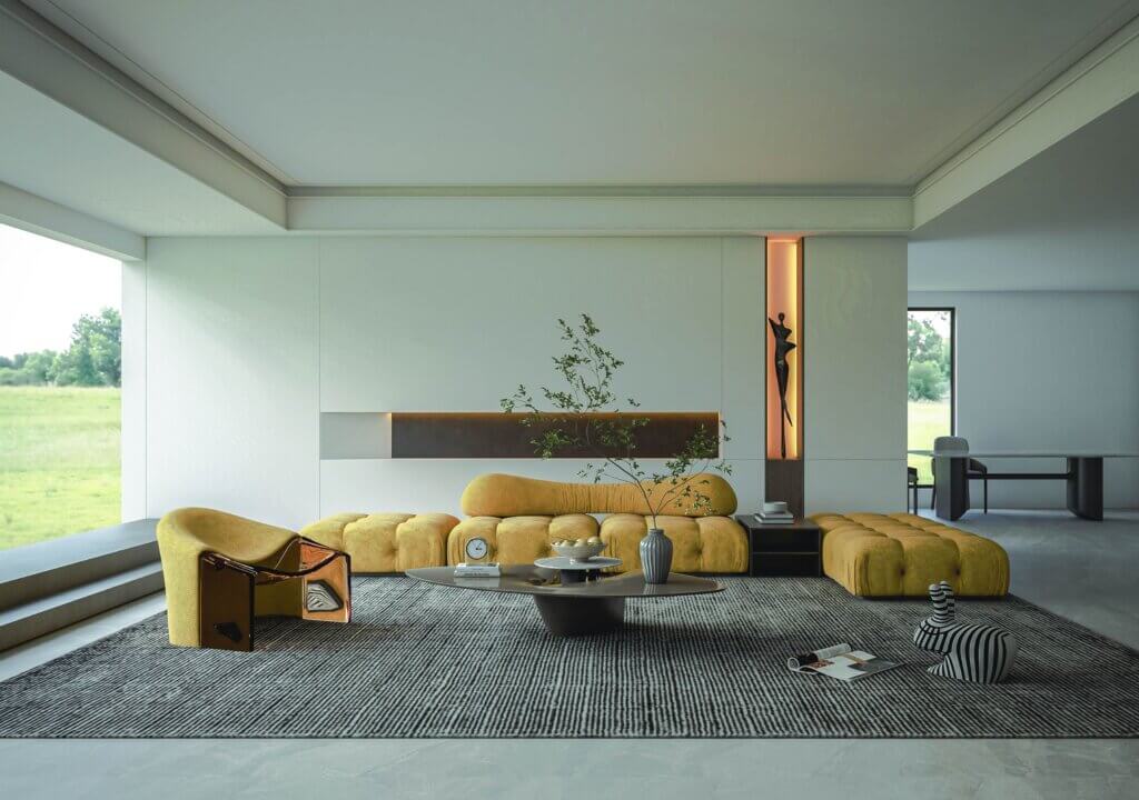 Modulare Möbel, modulares Sofa