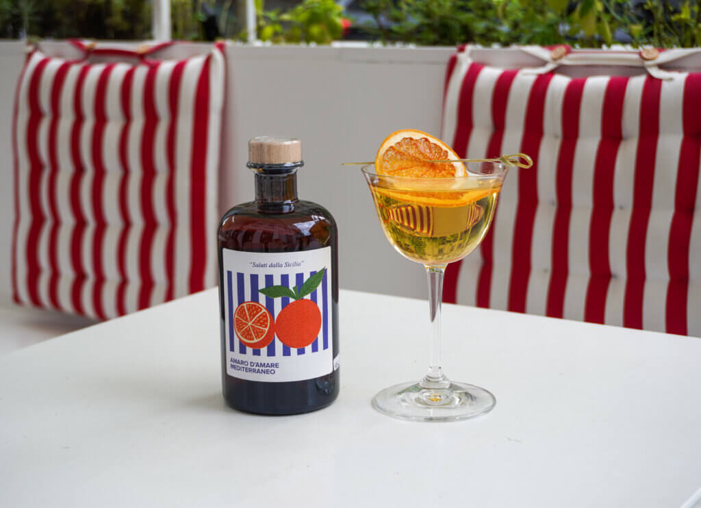 außergewöhnliche Drinks, Amaro d'Amare Spritz