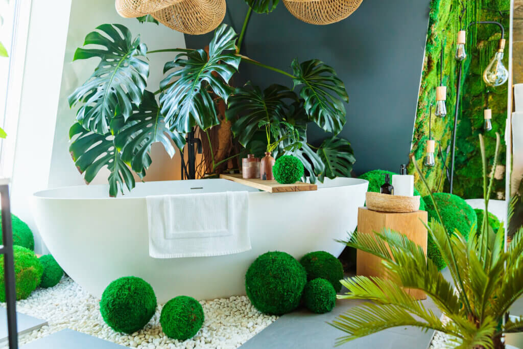 biophiles Design, Badezimmer, Einrichtung